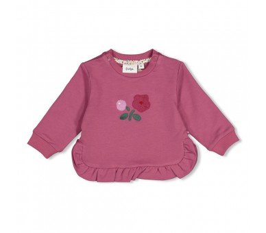 FEETJE : Sweater ruches relaxed fit - Afternoon Tea