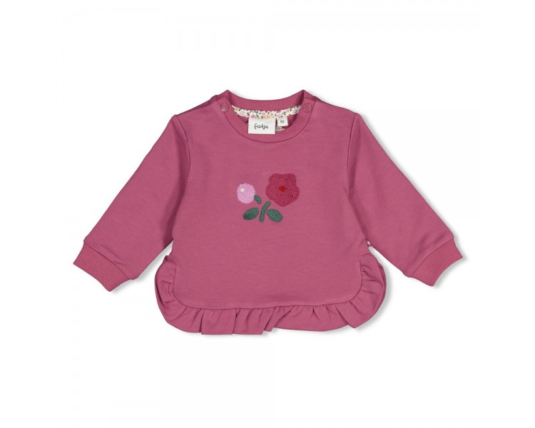FEETJE : Sweater ruches relaxed fit - Afternoon Te