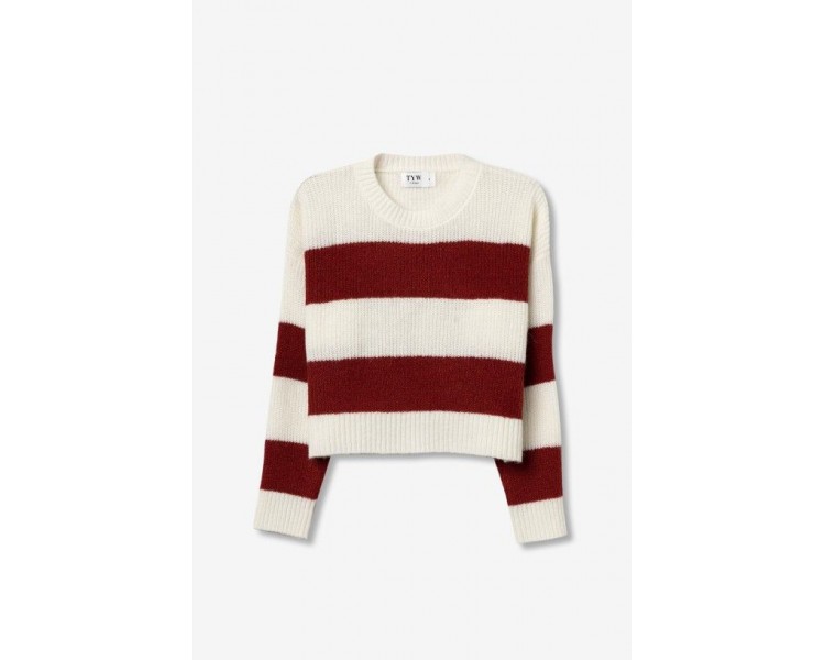 TIFFOSI: Gebreide pull met strepen