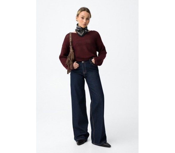 TIFFOSI: Trendy jeans met schuine sluiting