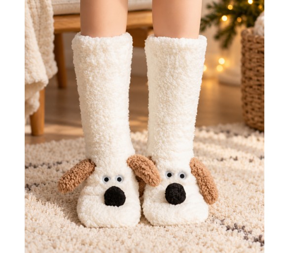 Fluffy Dog Socks