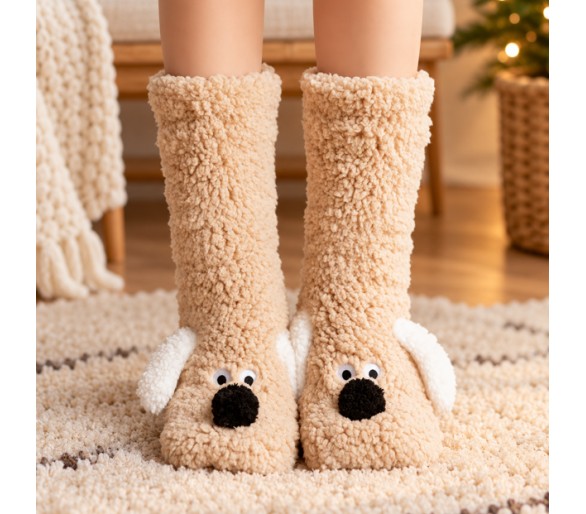 Fluffy Dog Socks
