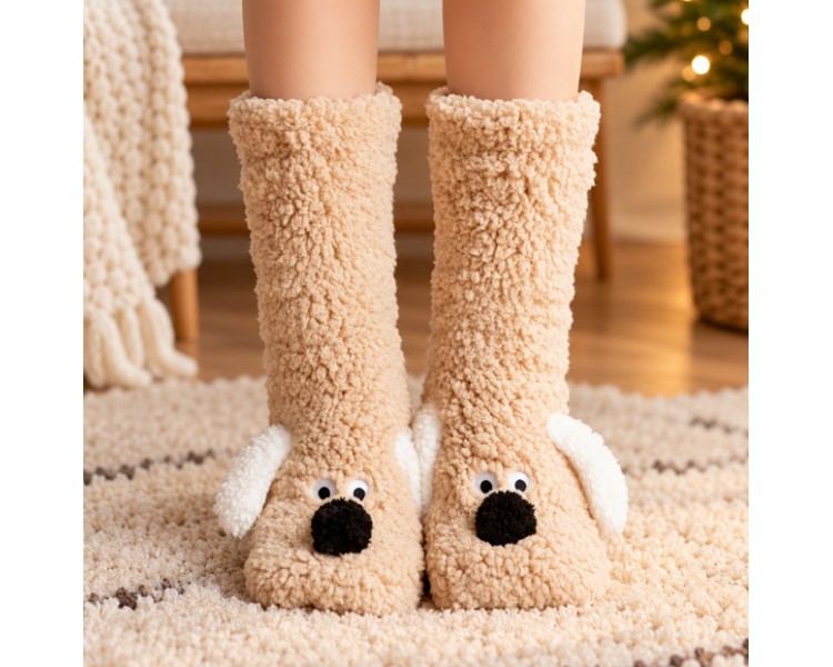 Fluffy Dog Socks