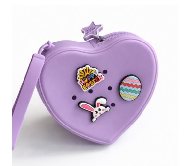 Petikids Pochette cœur – mauve