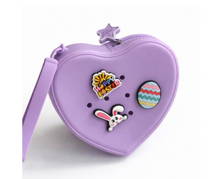 Petikids Pochette cœur – mauve