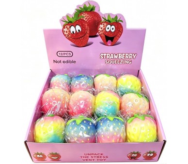 Slow rising squishy aardbei regenboog
