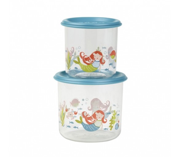 Good Lunch® snack containers large (set of 2) Isla the Mermaid™