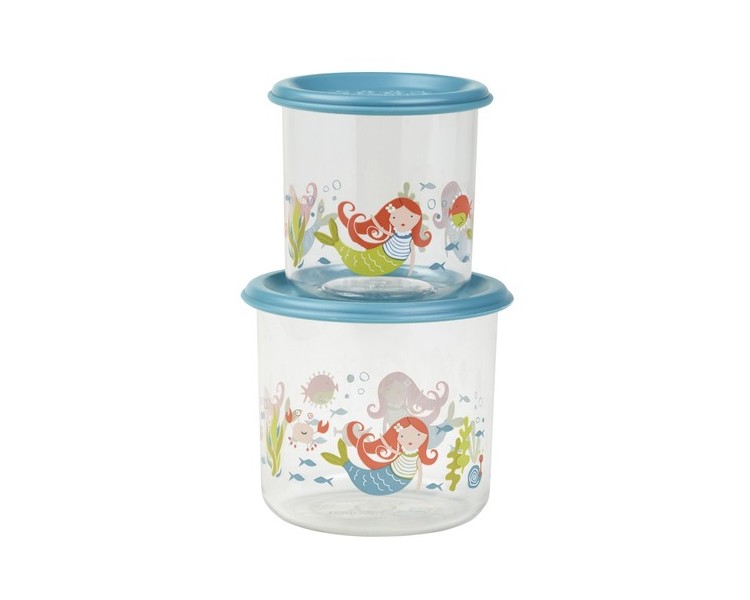 Good Lunch® snack containers large (set of 2) Isla the Mermaid™