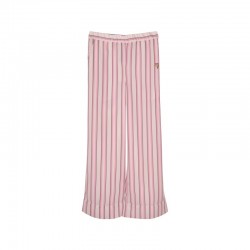 PANTALON - POLYSTRIPE ROSE BLANC (PRIX ROND)