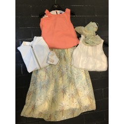 Topje coral voor op een toffe broek of rok