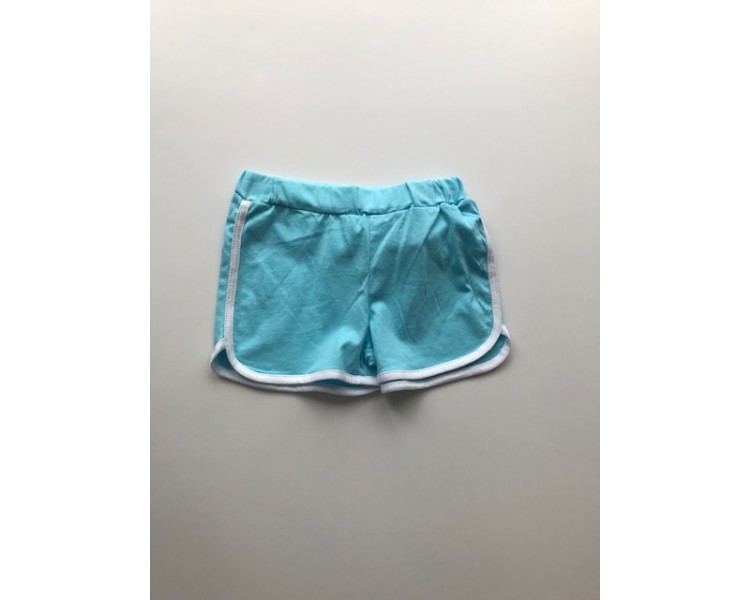 Short "été" bleu clair