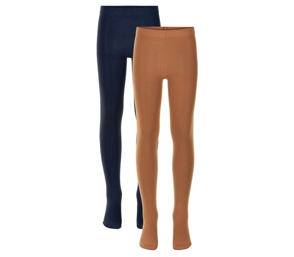THE NEW : 60 DENIER TIGHTS 2-PACK KLEUR : MOCHA BI