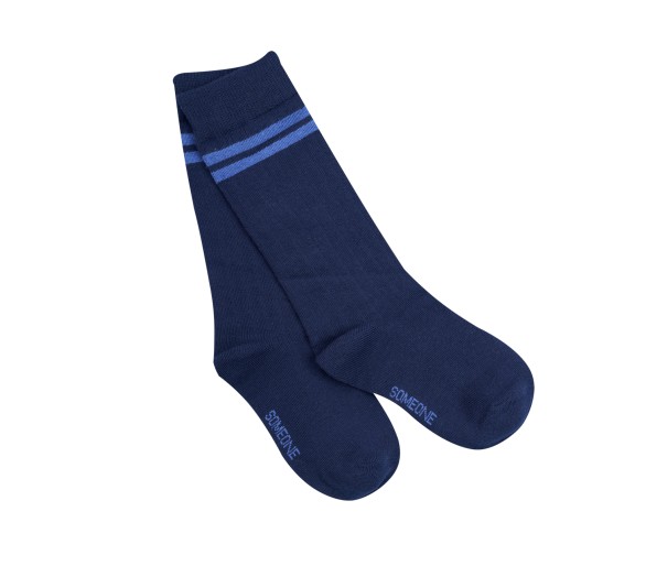 SOMEONE : CHAUSSETTES BLEU MARINE