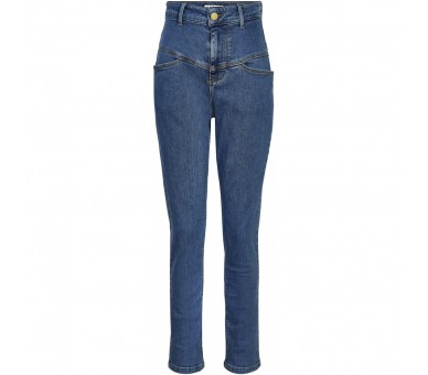 COST BART : HIGH WAIST JEANS MEDIUM BLUE WASH