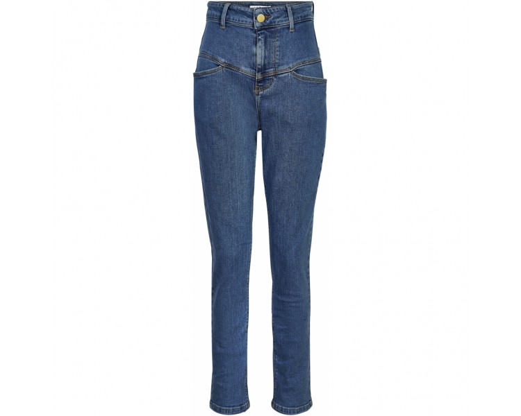 COST BART : HIGH WAIST JEANS MEDIUM BLUE WASH COST BART : HIGH WAIST JEANS MEDIUM BLUE WASH