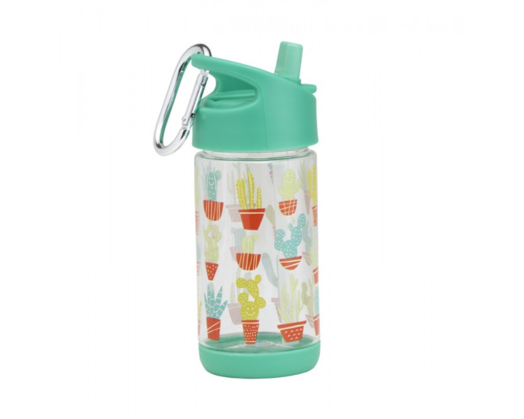 Flip & Sip clear Tritan drinkfles -Happy Cactus Flip & Sip clear Tritan drinkfles -Happy Cactus