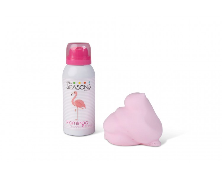 4 ALL SEASONS : Shower foam flamingo