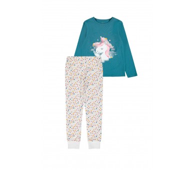 NAME IT : Super leuke 2-delige pyjama unicorn