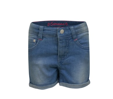 SOMEONE : SHORT DENIM LIGHT BLUE