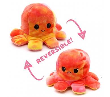 Reversible Octopus 20cm Orange