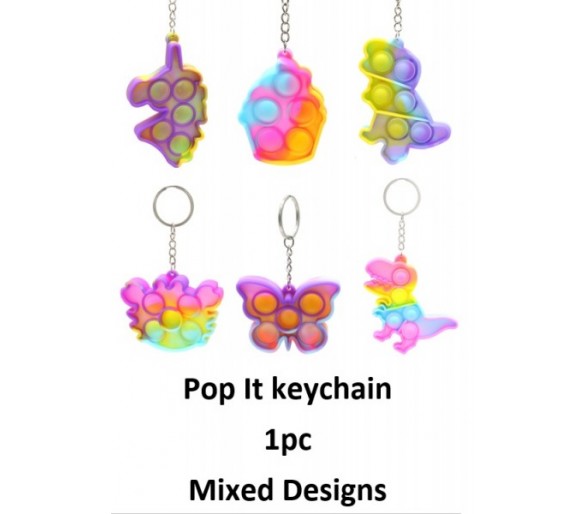 Pop It Keychain mixed designs