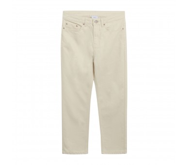 GRUNT : Mom fit kleur jeans beige