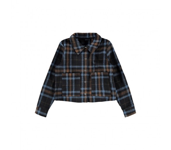 LMTD : Blouson aviateur court à carreaux