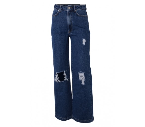 HOUND : Relaxed trashed holes jeans
