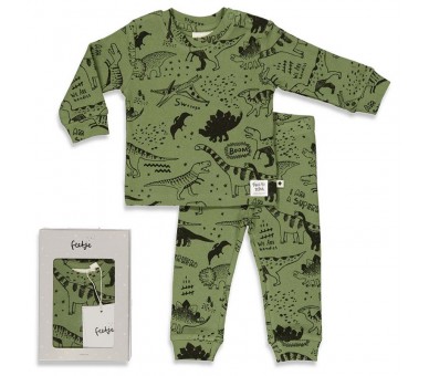 FEETJE : Super leuke pyjama in organisch katoen met dino print