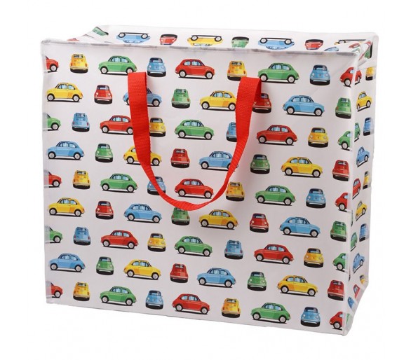Sac de rangement pour sac à linge Fiat 500 avec fermeture éclair
