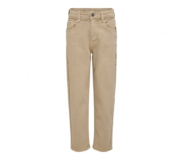KIDS ONLY : Mom fit jeans in beige