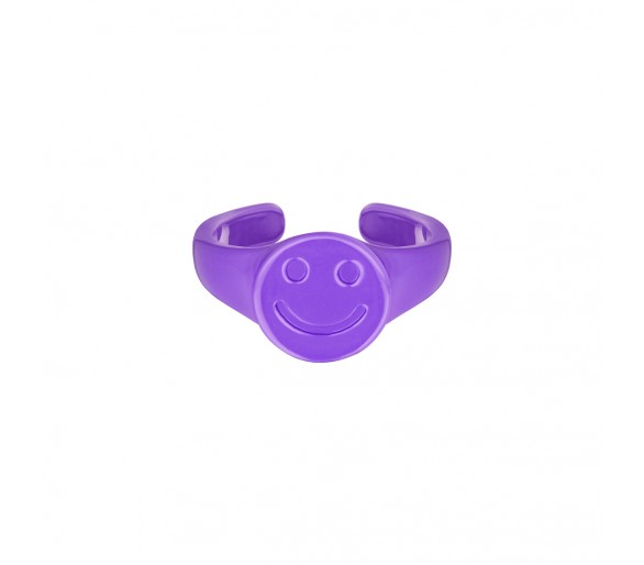 Candy ring smiley gezicht