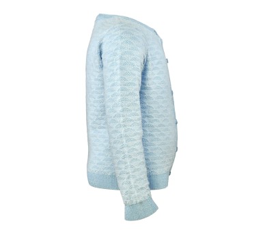 SOMEONE : GILET LONG SLEEVES LIGHT BLUE