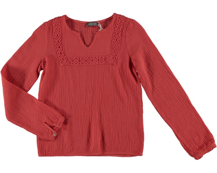 GEISHA : Top lace and waffle GEISHA : Top lace and waffle