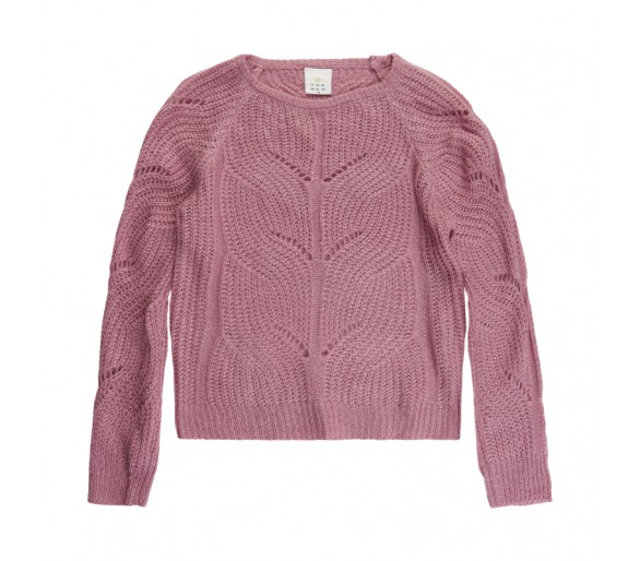 THE NEW : Nice knitted pullover with hollow pattern.