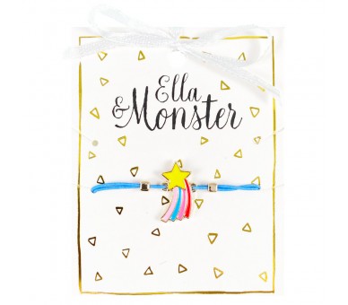ELLA & MONSTER : Bracelet Shooting Star Blue