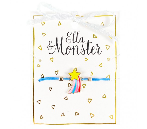 ELLA & MONSTER : Bracelet Shooting Star Blue