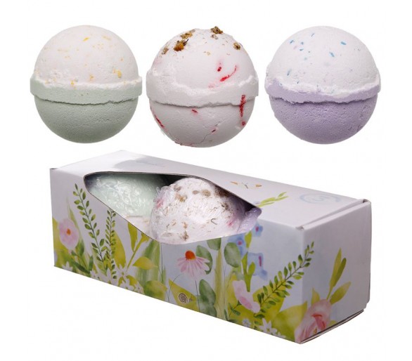 Set van 3 Berry Nice to Meet you Badbruisballen - Fruitig
