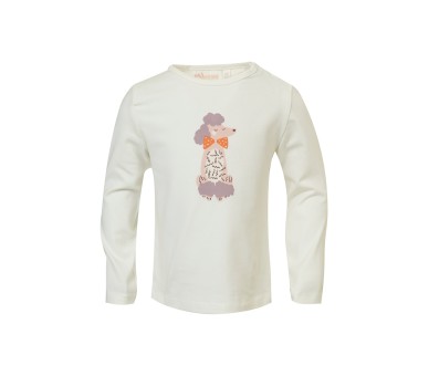 SOMEONE : T SHIRT LM ECRU