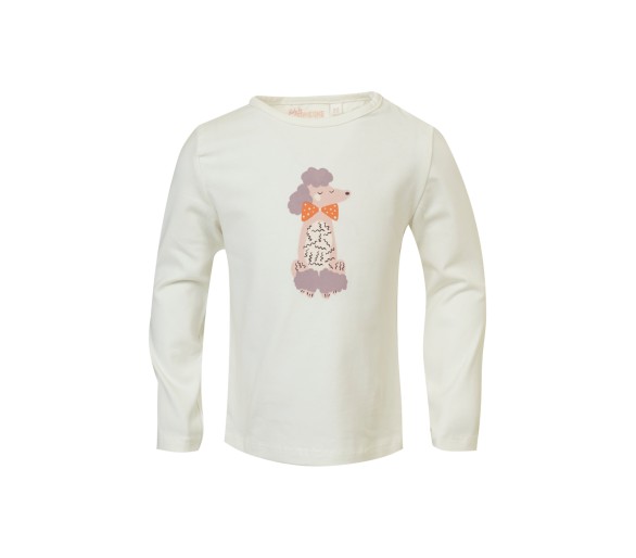 SOMEONE : T SHIRT LM ECRU
