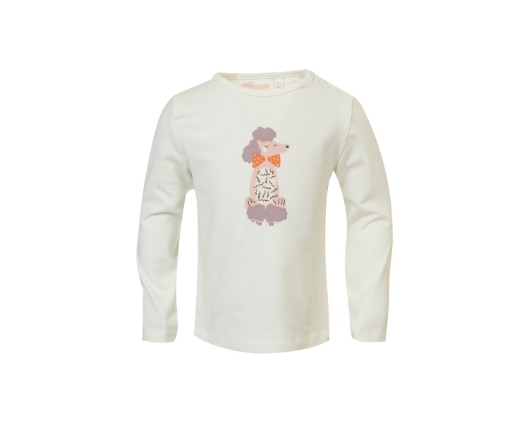 SOMEONE : T SHIRT LM ECRU