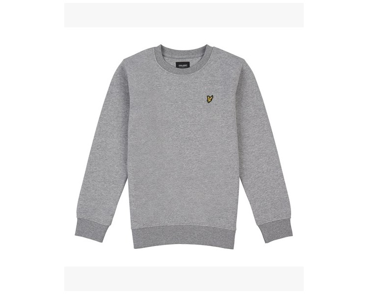 LYLE & SCOTT : Sweatshirt in vintage grey heather