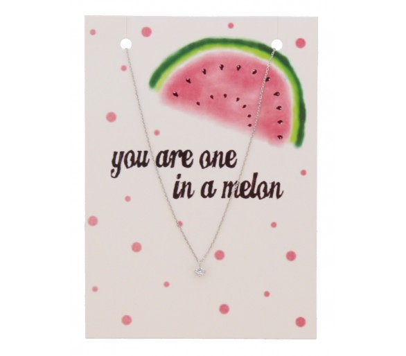 Carte cadeau pour bijoux Vous êtes un dans un melon