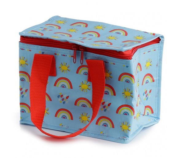 Gerecycled plastic fles RPET Lunchtasje - Regenboog