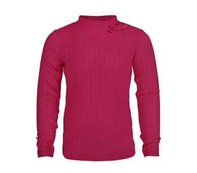 SOMEONE : T SHIRT LM FUCHSIA