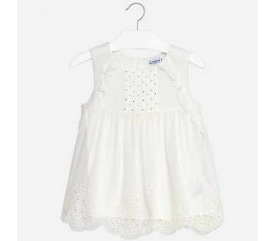 Knitted gauze blouse