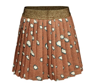 SOMEONE : SKIRT COGNAC