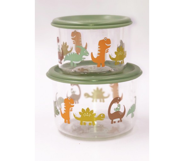 Good Lunch® snack containers (set of 2) Baby Dinosaur