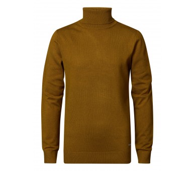 PETROL : Boys Knitwear Collar Basic Dark Gold