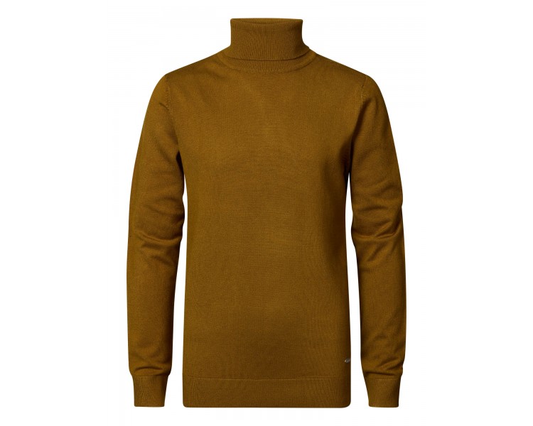 PETROL : Boys Knitwear Collar Basic Dark Gold PETROL : Boys Knitwear Collar Basic Dark Gold